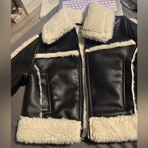 NWT Abercrombie Leather Jacket